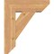 Ekena Millwork Traditional Slat Smooth Bracket w/ Offset Brace, Western Red Cedar, 7 1/2"W x 22"D x 26"H BKT0806X22X26TRA06SWR - alternate 3